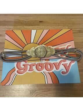 Vintage Gold Medallion Belt